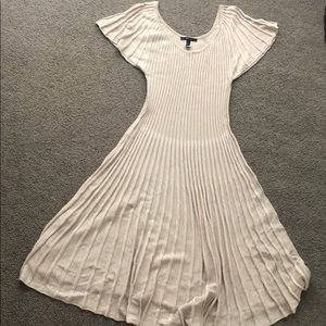 Cream mid-length dress
